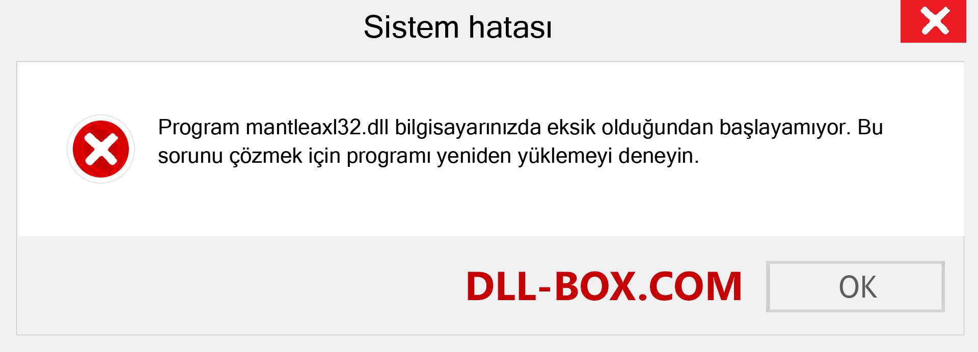 mantleaxl32.dll dosyası eksik mi? Windows 7, 8, 10 için İndirin - Windows'ta mantleaxl32 dll Eksik Hatasını Düzeltin, fotoğraflar, resimler